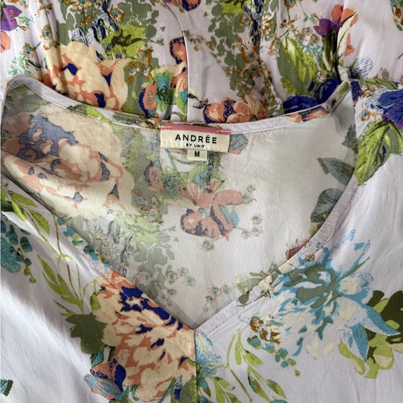 ANDREE by unit Floral V-Neck Dress - Picture 5 of 6